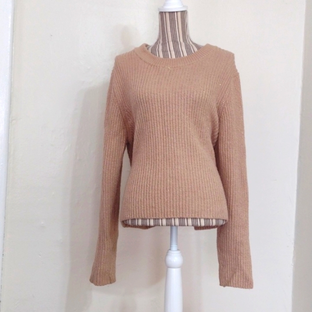 Carve Designs Pullover Knit Sweater with Exposed Back Zipper Size XL